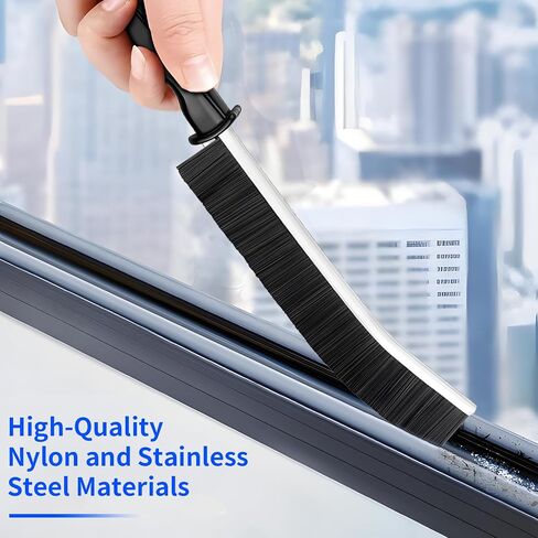 4 PCS Cleaning Brush Hard Bristle Cleaning Brush Small Cleaning Brush Crevice Cleaning Tool Grout Brush Bathroom Cleaning Brush Set for Tight Spaces Corners Kitchen Windows Shower Toilet Faucets Floor in Kuwait
