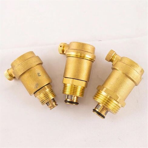 Brass Air Vent Valve Automatic Pressure for Solar Water Heater Relief Value Hardware Tools(DN25) in Kuwait