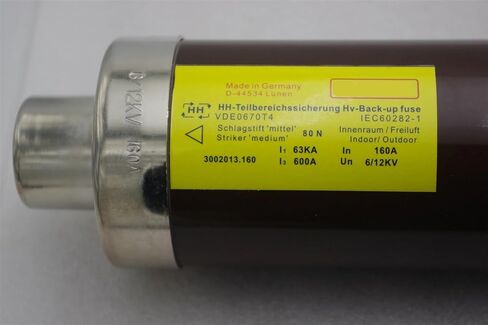 شفرة عالية السرعة خرطوشة السيارة السيراميك 7.8KV 100A 125kv الحرارية انقطاع صندوق أسطواني أنواع سريعة فيوز in Kuwait