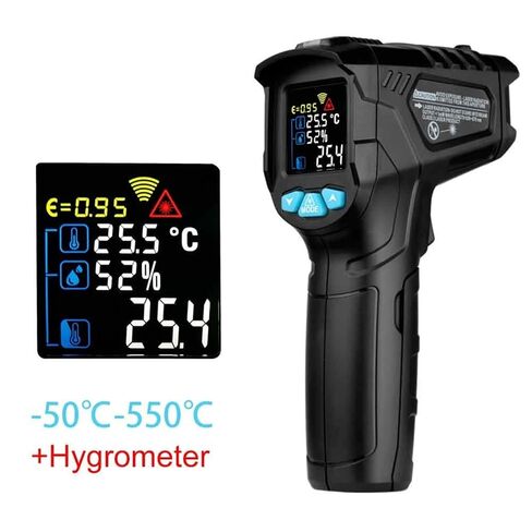 IR01A Digital Infrared Thermometer Temperature Sensor Hight Precision Colorful Display Adjustable Emissivity Thermometer(IR01C) in Kuwait