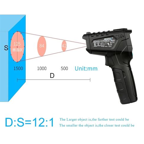 IR01A Digital Infrared Thermometer Temperature Sensor Hight Precision Colorful Display Adjustable Emissivity Thermometer(IR01C) in Kuwait