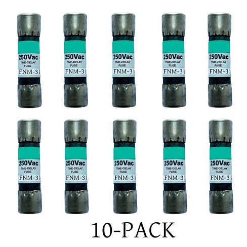 10-حزمة جديدة FNM-3 FNM-3A FNM 3A 250Vac صمامات تأخير الوقت، FNM-3A صمامات خرطوشة رفض الفئة CC الحالية in Kuwait