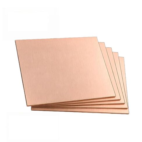 5 Pack 6"x6" C110 Copper Sheets (0.5mm) Thick,Double Side Protective Film | Copper Plates for DIY, Plate Mill, Electrical, Repair in Kuwait