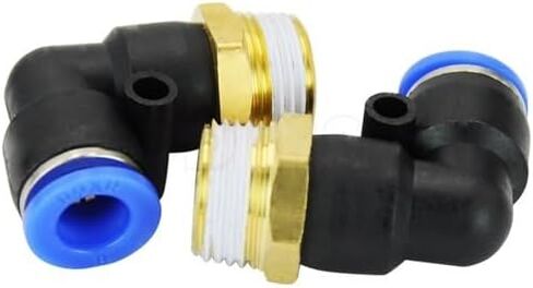 10 Pcs of PL8-03,8mm Push In One Touch Connector 3/8" Thread Pneumatic Quick Fittings in Saudi Arabia
