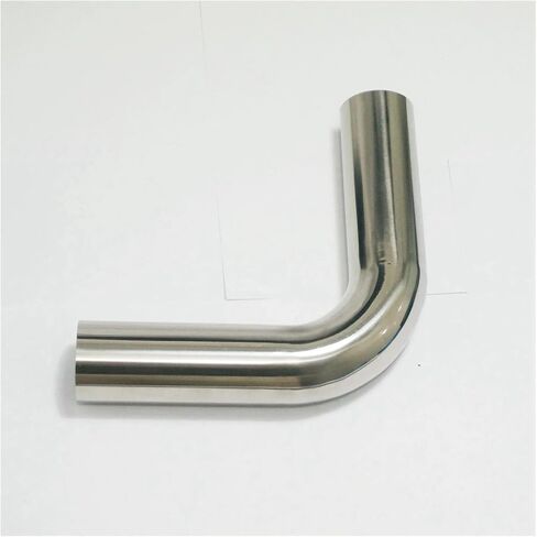 38mm 1.5" O/D 304 Stainless Steel Weld 90 Degree Elbow Tube Butt Pipe Fitting Straight pipe length 100mm in Saudi Arabia