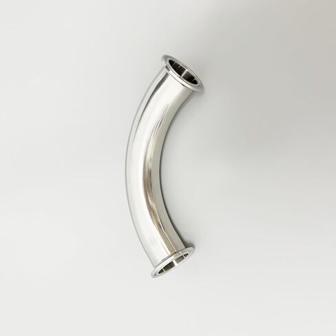 1.5" (38mm) Tri-Clamp Big 90-Degree Pipe,Feerule OD50.5mm SS304 Elbow Tube Fitting in Saudi Arabia