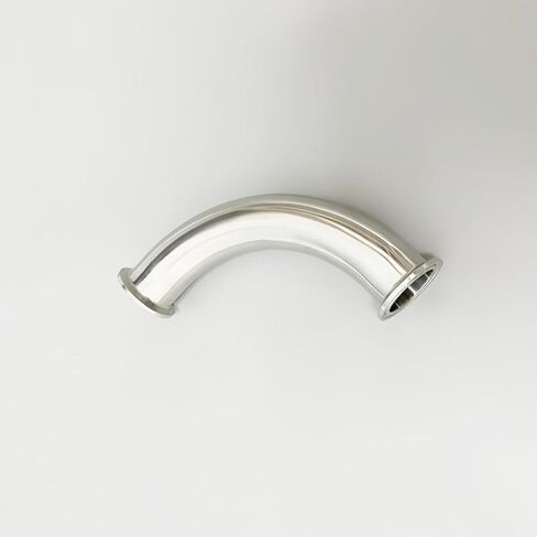 1.5" (38mm) Tri-Clamp Big 90-Degree Pipe,Feerule OD50.5mm SS304 Elbow Tube Fitting in Saudi Arabia