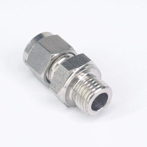 تناسب أنبوب O/D 8 مللي متر إلى M14x1.5 أنثى 304 الفولاذ المقاوم للصدأ الطويق قياس الضغط المناسب in Kuwait