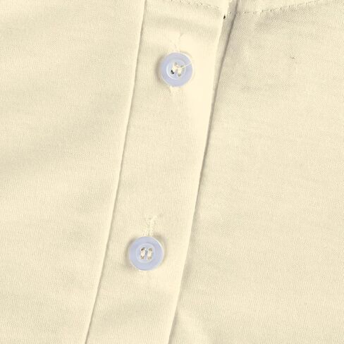 Women's Summer Blouses, Long Sleeve Button V-Neck Polo Shirts Lightweight Quick Dry Business Casual Tops, S-3XL in Kuwait