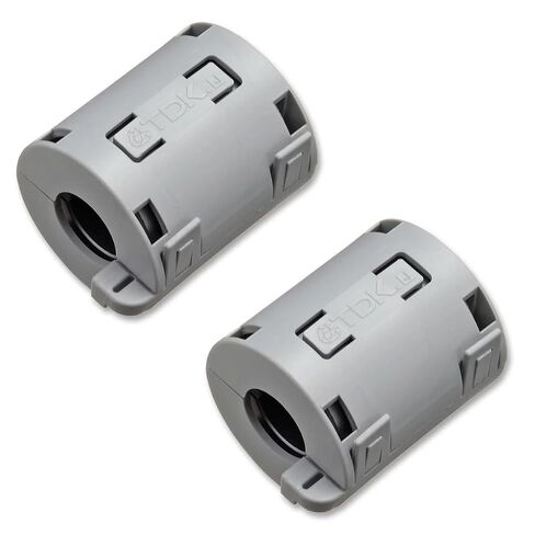 A1SupplyPro ZCAT3035-1330 TDK Openable Flat Cable Ferrite Core Grey 13MM (2-Pack) in Kuwait