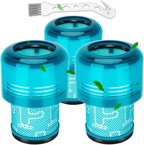 3 عبوات فلتر لـ Dy/son V11 V15، استبدال فلتر الفراغ لـ Dy/son V11 V15 SV14 SV17 SV22 Detect Animal Extra Pro Torque Drive مكنسة كهربائية للبطارية، استبدال # 970013-02 in Kuwait