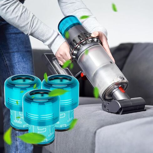 3 عبوات فلتر لـ Dy/son V11 V15، استبدال فلتر الفراغ لـ Dy/son V11 V15 SV14 SV17 SV22 Detect Animal Extra Pro Torque Drive مكنسة كهربائية للبطارية، استبدال # 970013-02 in Kuwait