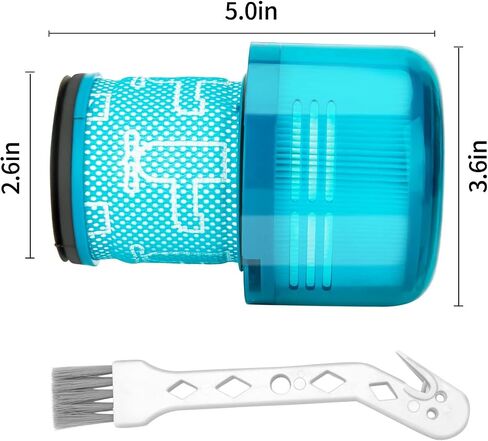 3 عبوات فلتر لـ Dy/son V11 V15، استبدال فلتر الفراغ لـ Dy/son V11 V15 SV14 SV17 SV22 Detect Animal Extra Pro Torque Drive مكنسة كهربائية للبطارية، استبدال # 970013-02 in Kuwait