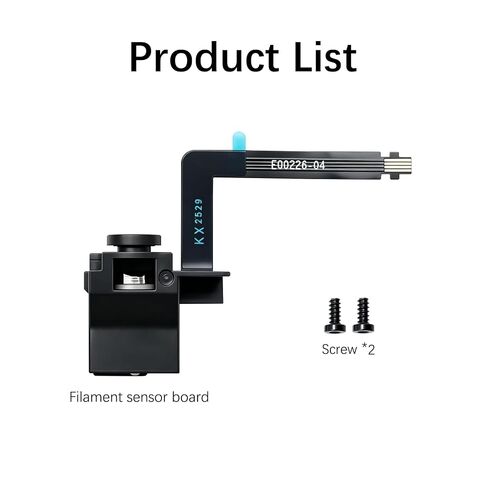 مستشعر الفتيل الأيسر الأصلي لـ Bambu Lab X2D، كاشف حالة الفتيل في الجانب الأيسر للطارد، قطعة استبدال OEM مع براغي BT2x5 in Kuwait