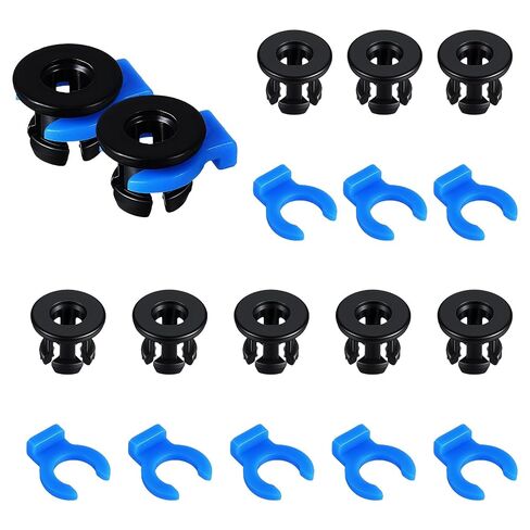 20 Piece Bowden Tube Coupler Set 1.75mm Bowden Tube Clips Bowden-Coupler Collet Clamp Clip Od 4mm 3D Printer Parts Accessories for 3D Printer in Kuwait