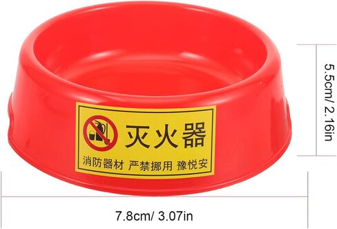Luxshiny Fire Extinguisher Stand Floor Bracket Plastic Base for Extinguishers Easy Installation Portable Holder for Home Office Safety in Kuwait