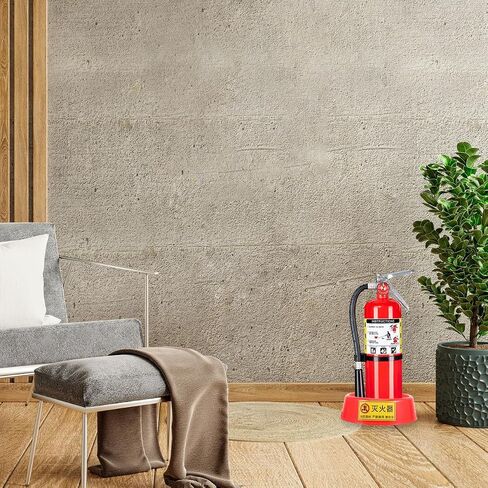 Luxshiny Fire Extinguisher Stand Floor Bracket Plastic Base for Extinguishers Easy Installation Portable Holder for Home Office Safety in Kuwait