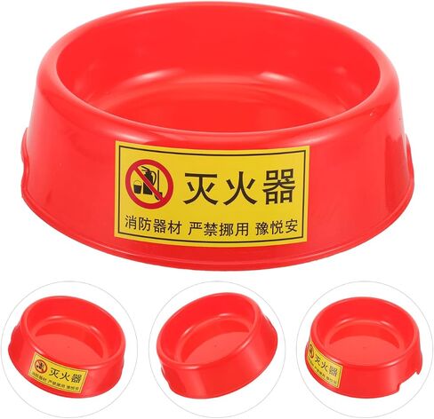 Luxshiny Fire Extinguisher Stand Floor Bracket Plastic Base for Extinguishers Easy Installation Portable Holder for Home Office Safety in Kuwait