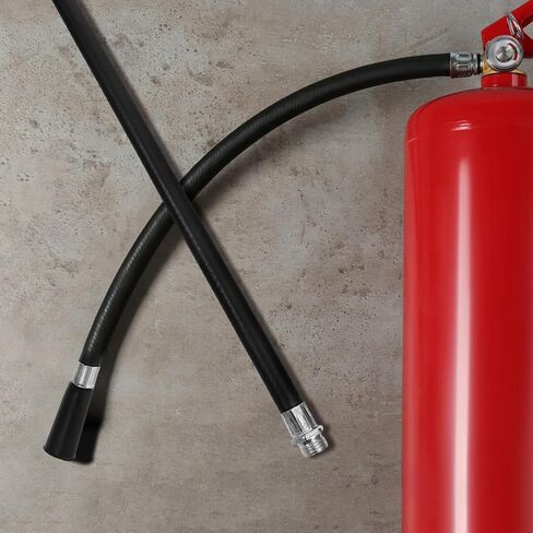 5 قطع خرطوم طفاية حريق مع فوهة بديلة لطفاية المواد الكيميائية الجافة 4 كجم خرطوم حريق مرن برأس حديد لسلامة الأعمال والمرافق in Kuwait
