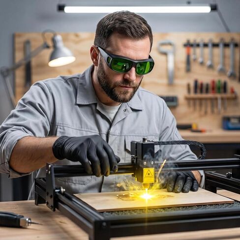 VitalDefend Welding Glasses Shade 5: Wrap-Around Safety Goggles with UV/IR Protection, Anti-Scratch Lens, ANSI Z87.1 Certified for Torching, Brazing & Plasma Cutting, Fit Over Prescription Glasses in Kuwait