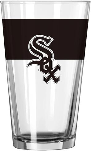 شعار العلامات التجارية MLB Colorblock 16oz نصف لتر من الزجاج (شيكاغو وايت سوكس) in Kuwait