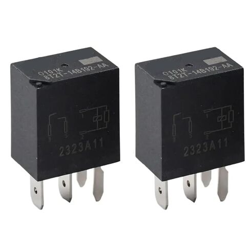 2 قطعة تتابع 12VDC 30A 4 دبوس 8T2T-14B192-AB 8T2T14B192AB in Kuwait