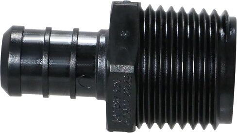 محول XFITTING 1/2 بوصة Pex B x 3/4 بوصة ذكر NPT، سبيكة بولي، 5 قطع in Kuwait