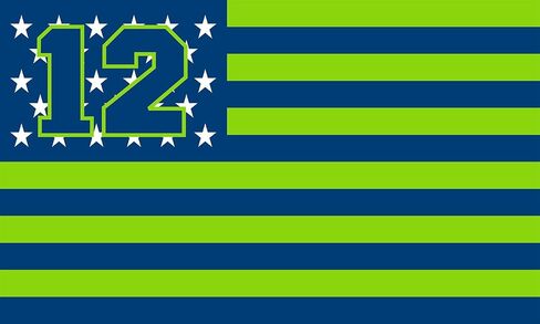 NEOPlex Seattle 12 USA Stripes Traditional Flag in Kuwait