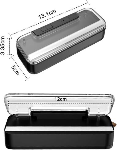 DIUDIUCAT Commercial Mini Bag Sealer with Cutter & Magnet, 3000mAh Rechargeable Handheld Heat Sealer, 2-Level Portable Food Bag Sealer for Plastic, Snack, Kitchen & Small Business Use in Kuwait