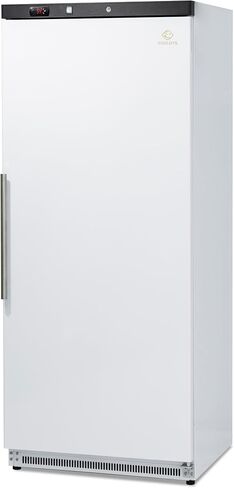 Commercial Reach-In Upright Freezer 20.5 Cu.Ft, 31" White Single Door Freezer with Lock, Energy-Efficient, Manual Defrost, ETL NSF DOE Certified for Restaurant Garage Home in Kuwait