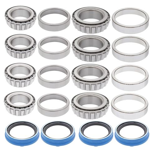 QJZ 4-Pack 10,000 lbs Trailer Axle Ball Bearing Kit - Inner: 28580/28521, Outer: 25580/25520, Oil Seal 091030, #99 Spindle AL-K0 Rockwell Hayes in Kuwait