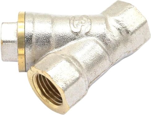 1/4 "BSPP أنثى النيكل مطلي النحاس Y مصفاة صمام مرشح غسالة الضغط مكيف الهواء النفاث in Kuwait