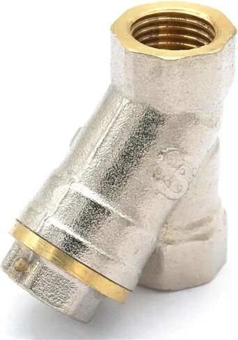 1/4 "BSPP أنثى النيكل مطلي النحاس Y مصفاة صمام مرشح غسالة الضغط مكيف الهواء النفاث in Kuwait