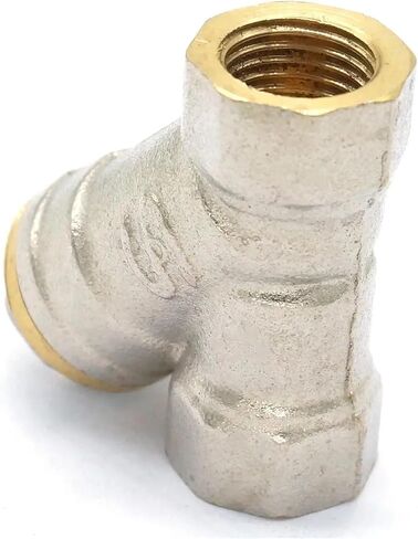 1/4 "BSPP أنثى النيكل مطلي النحاس Y مصفاة صمام مرشح غسالة الضغط مكيف الهواء النفاث in Kuwait
