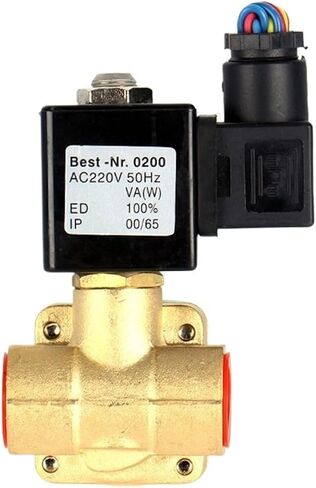 High Pressure 16bar DN25 1 inch Brass Water Solenoid Valve 24VDC Normally Closed(0 927400-VITONSEAL,110VAC) in Kuwait