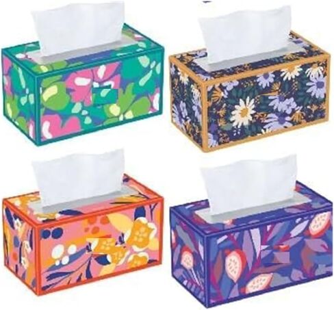 Trusted Care Facial Tissues, 4 Big Boxes, 230 Tissues Per Box - 2-Ply, Soft & Absorbent (920 Total), Packaging May Vary. in Kuwait