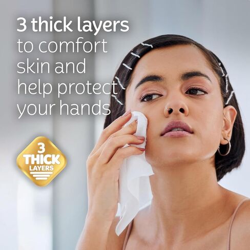 Trusted Care Facial Tissues, 4 Big Boxes, 230 Tissues Per Box - 2-Ply, Soft & Absorbent (920 Total), Packaging May Vary. in Kuwait