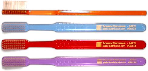 Toothbrush - Basic, Medium, 4-Pack, Adult in Kuwait