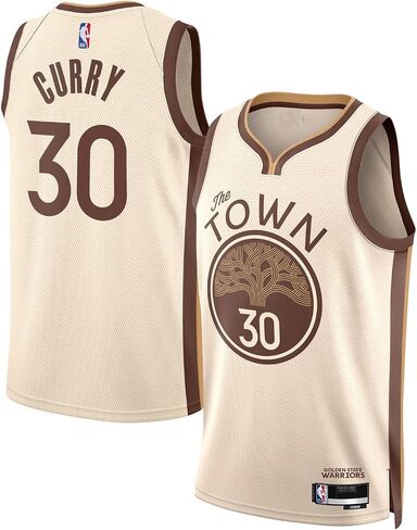 ستيفن كاري غولدن ستايت ووريورز NBA Kids Youth 8-20 Tan City Edition Swingman Jersey in Kuwait