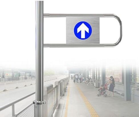 Stainless Steel Swing Gate 1 Way Safe Door for Market Entrances and Scenic Stores Secure Access Control Solut in Kuwait