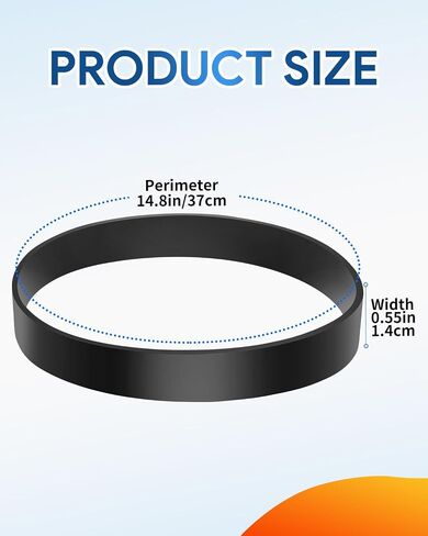 KEEPOW Vacuum Belt for Bissell CleanView/Powerlifter Swivel Rewind Vacuum | fit Model 2252 2260 2316 1797 2253 2254 2255 2256 2258 2259 2739, Replacement Belts, Replace Part #32074#2031093, 2 Pack in Kuwait