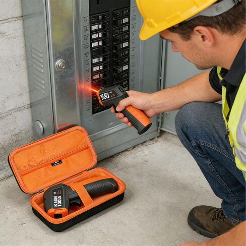 Hard EVA Carrying Case Compatible with Klein Tools IR1 Infrared Thermometer, Waterproof Shockproof Protective Tool Storage Travel Box (Case Only) in Kuwait