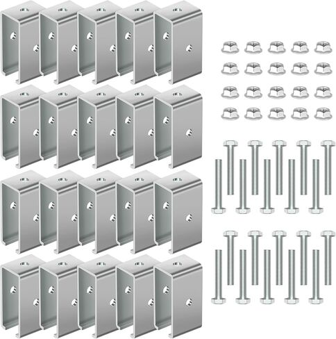 دعامة تعليق مسار عربة القنوات لقناة تبختر، دعامة تعليق للدعم المتوسط ​​1-5/8 (4-6-10-20 قطعة) (20 حزمة) in Kuwait