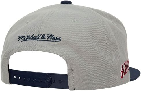 قبعة Mitchell & Ness Los Angeles Angels Cooperstown MLB Away Snapback، رمادية in Kuwait