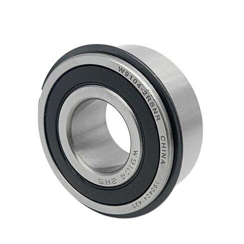 W9104-2RSNR W9104-2RS 19.05X42X17.462 Mm Single Row Deep Groove Ball Bearing with and Snap Ring 1Pcs in Kuwait