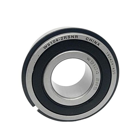 W9104-2RSNR W9104-2RS 19.05X42X17.462 Mm Single Row Deep Groove Ball Bearing with and Snap Ring 1Pcs in Kuwait
