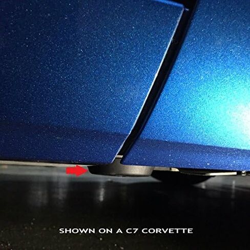 مجموعة وسادات Corvette Jack Puck SNAP in Support Lift من 4 وسادات تناسب: جميع سيارات Corvette C5 C6 C7 1997 حتى 2019 (انظر الوصف لمعرفة حدود C6 ZO6 + ZR1) in Kuwait