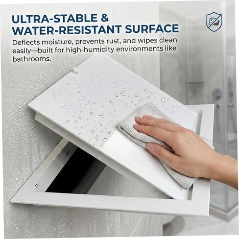 Access Door, Wall Access Panel Aluminum Alloy Square Panel with Pull Handle Waterproof & Rustproof Door for Plumbing/Ceiling/Networks, 16X16in. in Kuwait