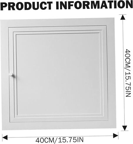 Access Door, Wall Access Panel Aluminum Alloy Square Panel with Pull Handle Waterproof & Rustproof Door for Plumbing/Ceiling/Networks, 16X16in. in Kuwait