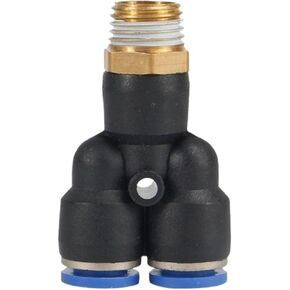 1Pcs Pneumatic Air Connector Fitting PX 4mm 6mm 8mm Thread M5 1/8" 1/4 3/8 1/2" Straight Hose Fittings Pipe Quick Connectors(12-01 (12mm-1l8)) Plumbing Fittings in Kuwait